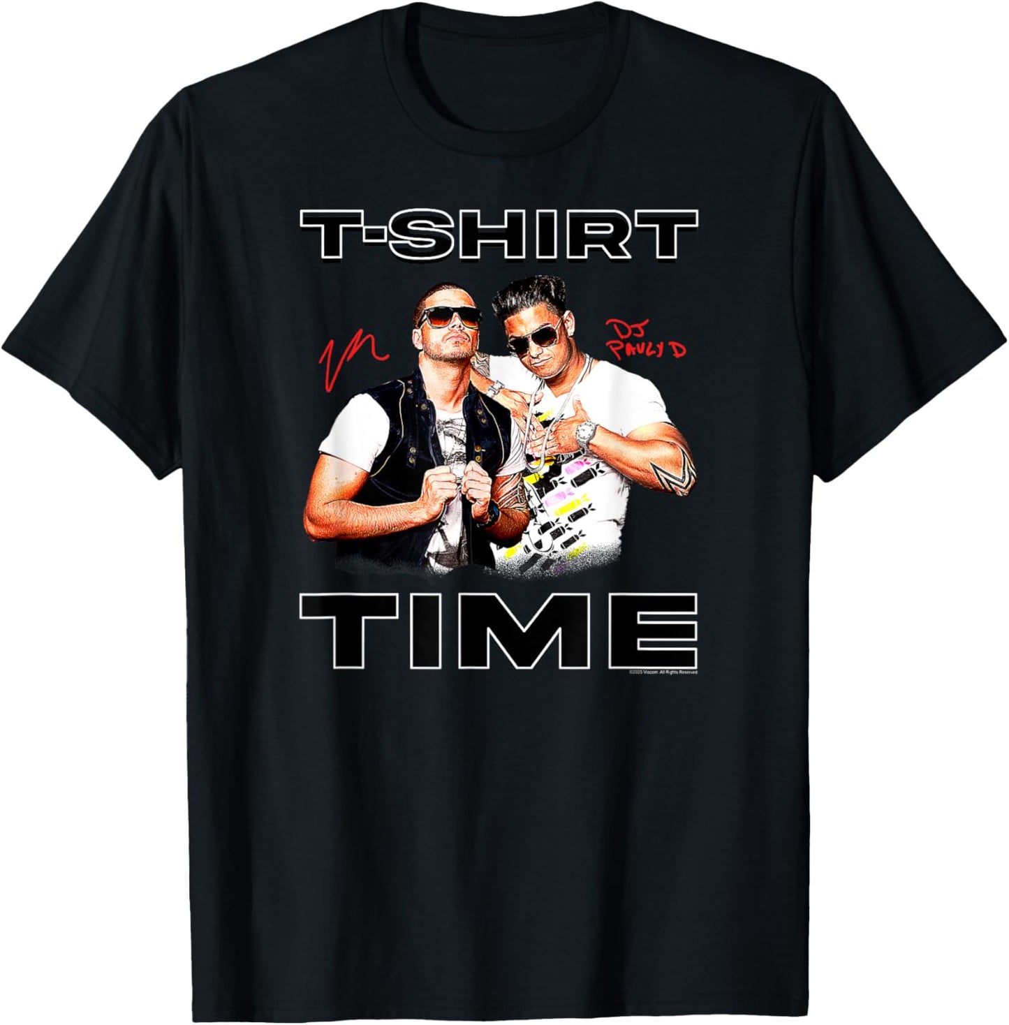 Jersey Shore T-Shirt Time Vinnie and DJ Pauly Reality TV T-Shirt