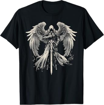 Archangel Gabriel Catholic Christianity Guardian Angel T-Shirt