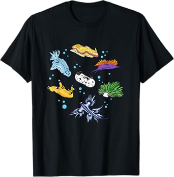 Nudibranch Sea Slug Ocean Scuba Diver Snorkeling Aquarium T-Shirt