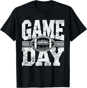 Game Day Football Season Cheer Cheerleading Fans T-Shirt