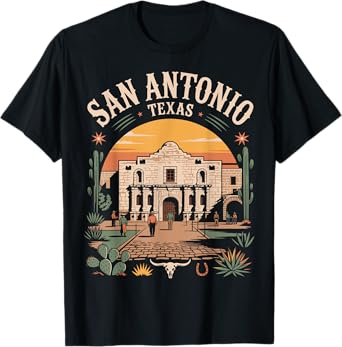 San Antonio Texas Alamo Riverwalk City T-Shirt