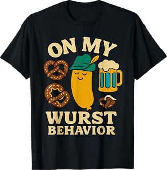 Cute Oktoberfest Shirt for Women Funny German Beer Tee T-Shirt