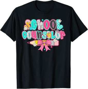 School Counselor Teacher First Day Of School Back To School T-Shirt