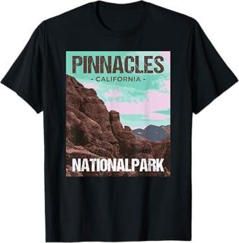 Pinnacles National Park California Poster Design T-Shirt