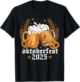 Oktoberfest On My Wurst Behavior Funny German Men Women T-Shirt
