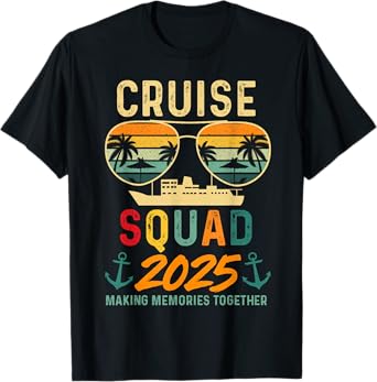 Cruise Squad 2025 Family Vacation Matching Group Summer T-Shirt