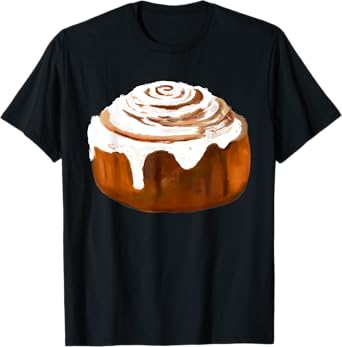 Cinnamon Roll Costume Halloween Bread Cosplay Food Costume T-Shirt
