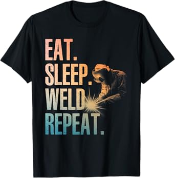 Best Welding Art For Men Women MIG/TIG Welding Metal Welder T-Shirt