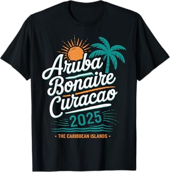 ABC Islands Aruba Bonaire Curaçao Cruise Vacation 2025 T-Shirt