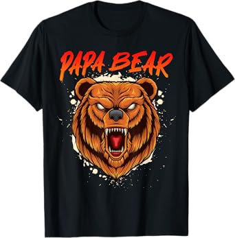 Soon DAD BEAR FATER PAPA BREWBEAR Fatherhood Funny Beer Fan T-Shirt