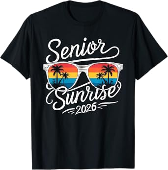 Vintage Senior Sunrise 2026 Seniors of Class Graduation T-Shirt