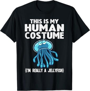 Funny Jellyfish Design For Kids Men Women Jellyfish Costume T-Shirt