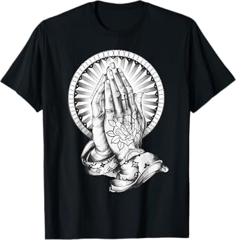 Tattoo Praying Hands x Praying Hands Tattoo Flash T-Shirt