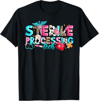 Sterile Processing Tech Western Nurse Sterile Processing T-Shirt