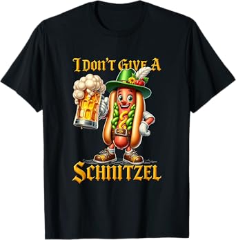 German Bavarian A Schnitzel Funny I Don't Give Oktoberfest T-Shirt