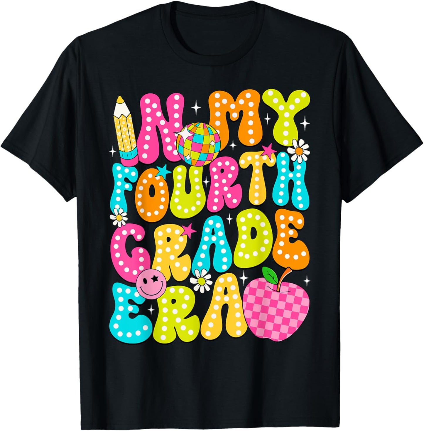 In My Fourth Grade Era Cute Back To School Teacher Tee | TeeBrew