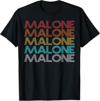 Retro Vintage Malone T-Shirt