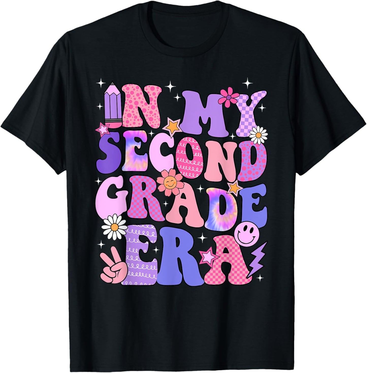 In My Second Grade Era Back To School 2nd Grade Teacher Girl T-shirt by TeeBrew