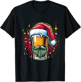 Vintage Santa Claus Beer - Funny Christmas Beer Costume T-Shirt
