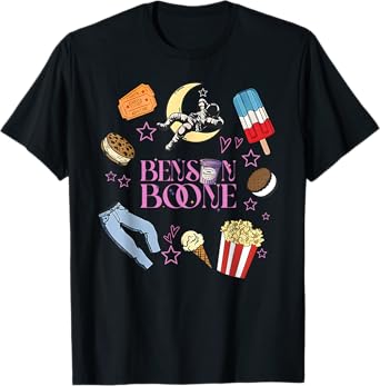Ben Son Boone Name Tee Fan Music Retro Aesthetic Ice Cream T-Shirt