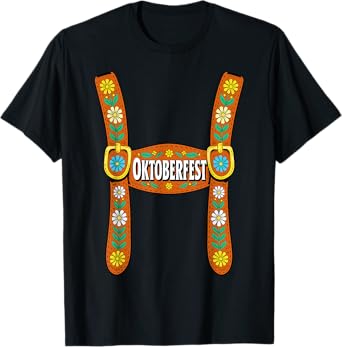 Oktoberfest Lederhosen Bavarian Costume Beer Festival Adults T-Shirt