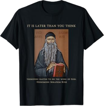 Eastern Orthodox Christian Seraphim Rose T-Shirt