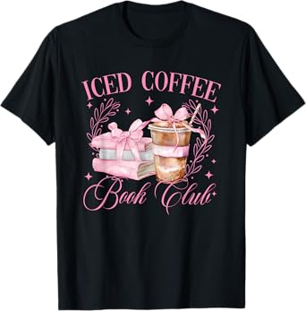 Iced Coffee Book Club T-Shirt