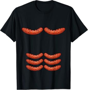 Breast & Six Pack Sausage. Funny Oktoberfest Wurst Six Pack T-Shirt