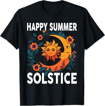 Earthy Happy Summer Solstice T-Shirt