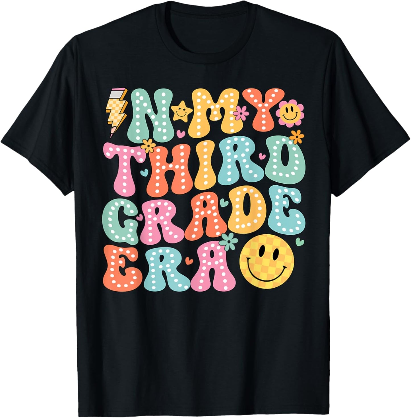 In My Third Grade Era Girl Back To School 3rd Grade Teacher T-Shirt