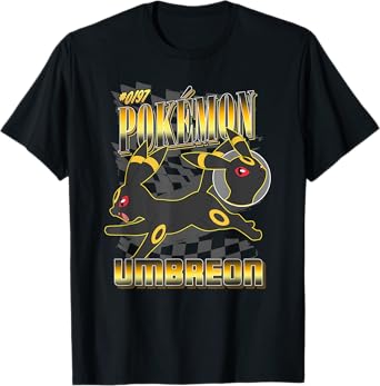 Pokémon 0197 Umbreon Racing Style Poster T-Shirt