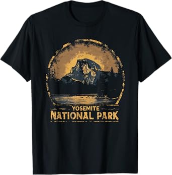 Yosemite - US National Park Vintage Men Women Kids Retro T-Shirt
