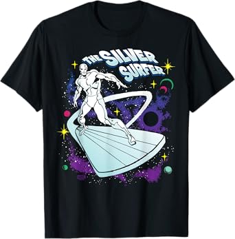 Fantastic Four - Silver Surfer Retro T-Shirt