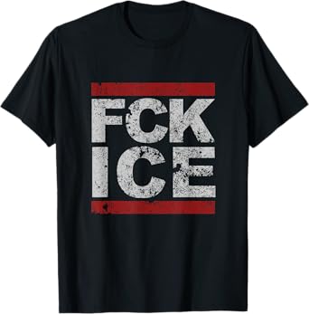 FCK ICE Distressed T-Shirt