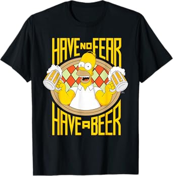 The Simpsons Homer Beer Fear Chill-Out Weekend Brewmaster T-Shirt