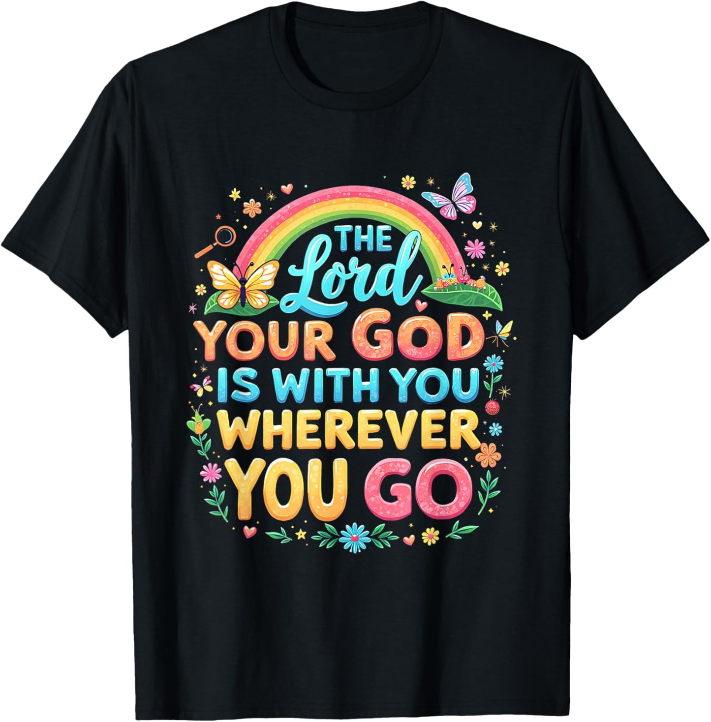 The Lord Your God Christian VBS 2025 True North Road Trip T-Shirt