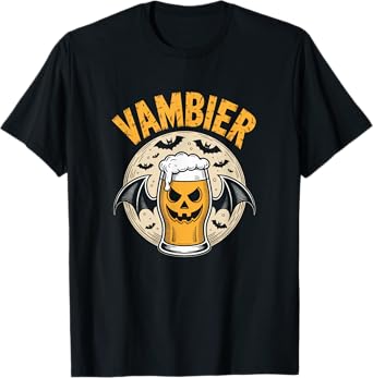 Halloween Vambier Outfit Beer Replacement Costume T-Shirt