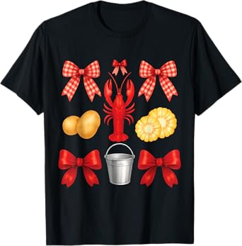 Seafood Love Funny Cajun Lobster Boil Crawfish T-Shirt
