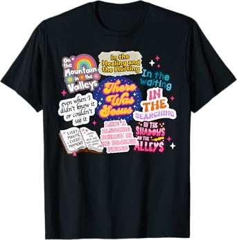 There Was Jesus Faith Inspirational Retro Christian Women T-Shirt