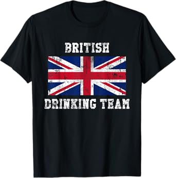 British Drinking Team Funny National Pride Gift T-Shirt