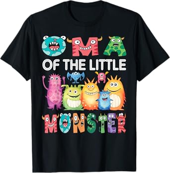 Oma Of The Little Monster Kids 1St Birthday Party T-Shirt
