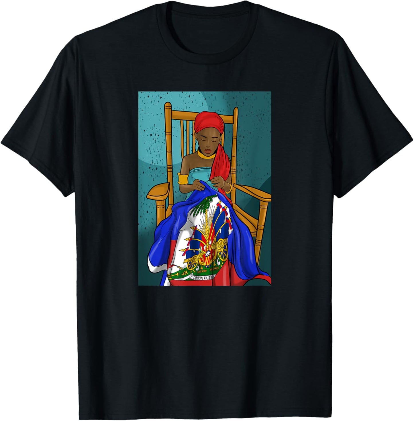 Haiti Haitian Flag Day Proud Woman Ayiti Girl T-Shirt