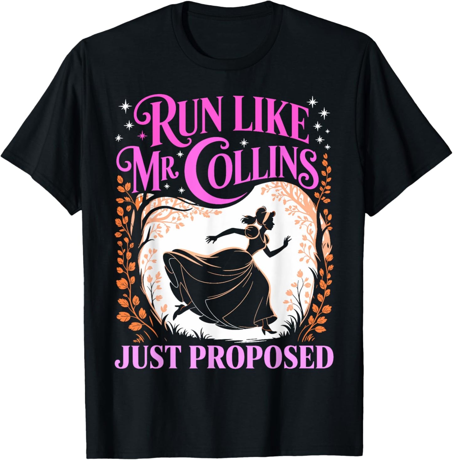 Run Like Mr Collins Just Proposed Vintage retro T-Shirt