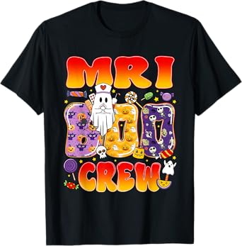 MRI Boo Crew MRI Tech Funny Halloween T-Shirt