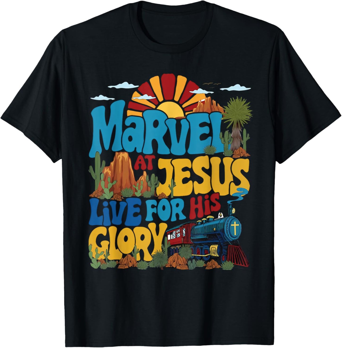 Marvel At Jesus VBS 2025 Live For Jesus's Glory Christian T-Shirt