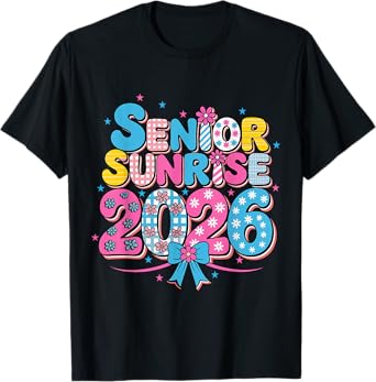 Senior Sunrise 2026 Funny Boys Girls T-Shirt