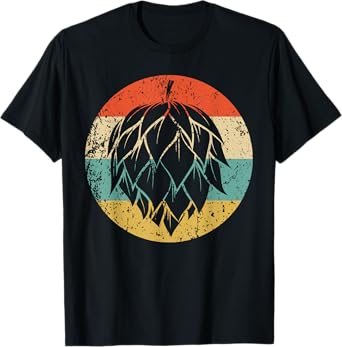 Hops Retro Style Craft Beer T-Shirt