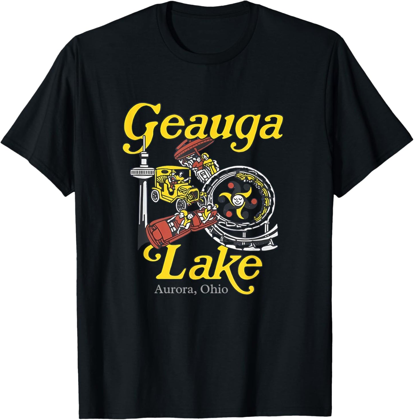 Retro Geauga Lake Theme Park T-Shirt