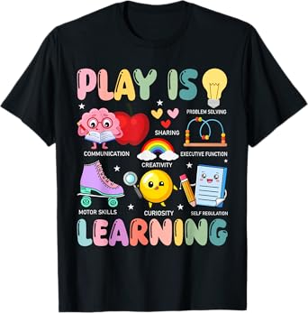 Retro Play Is Learning Kindergarten Teacher Team Women T-Shirt
