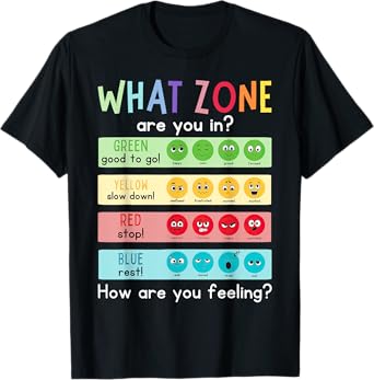 What Zone Are You In How Are You Feeling Funny Quote T-Shirt